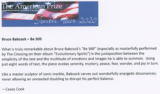 American Prize 2020