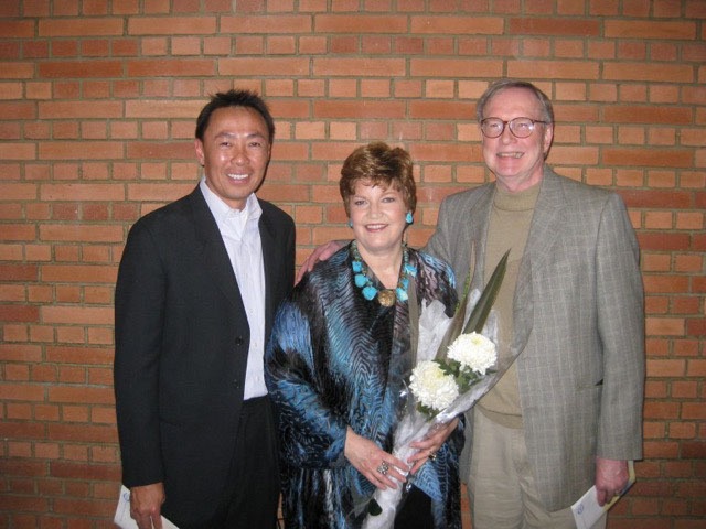 With Ray Yee, B.M.I. and Juliana Gondek at the Schoenberg Hall