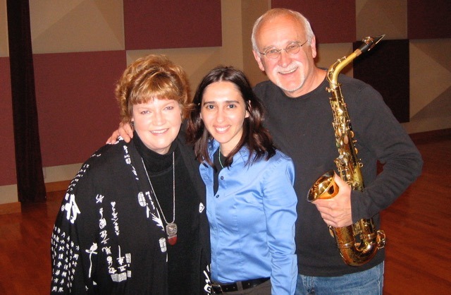 Juliana Gondek with Rakefet Hak and Doug Masek